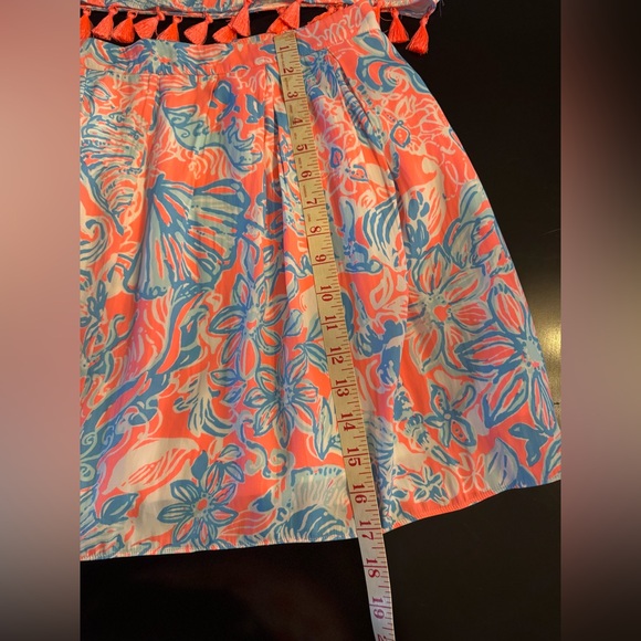 Lilly Pulitzer Rare Selina Set in PINK SUNSET SUMMER SIREN. Size 4. - Picture 11 of 12